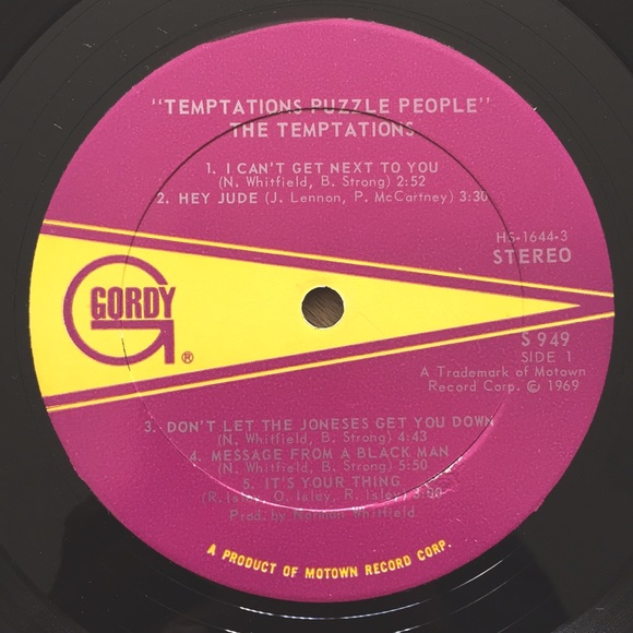 The Temptations - “Puzzle People” Vinyl LP - Picture 4 of 5